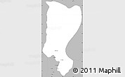 Gray Simple Map of Mawkmai