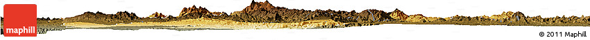 Physical Horizon Map of Mong Kung, darken