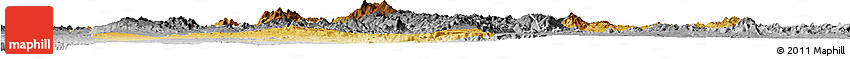 Physical Horizon Map of Mong Kung, desaturated