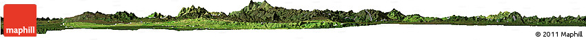 Satellite Horizon Map of Mong Kung, darken