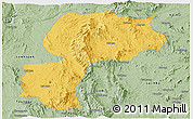 Savanna Style Panoramic Map of Mong Kung