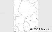 Blank Simple Map of Mong Kung