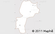 Classic Style Simple Map of Mong Kung, cropped outside