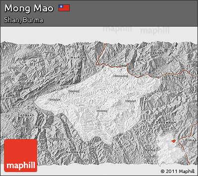 Gray 3D Map of Mong Mao