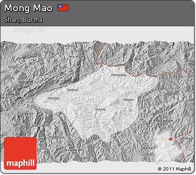 Gray 3D Map of Mong Mao