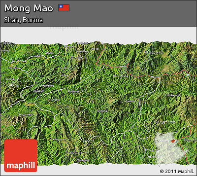 Satellite 3D Map of Mong Mao
