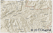 Shaded Relief 3D Map of Mong Mao