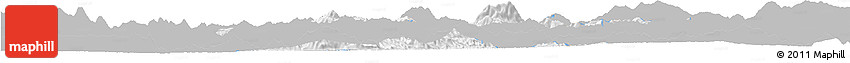 Gray Horizon Map of Mong Mao, single color outside