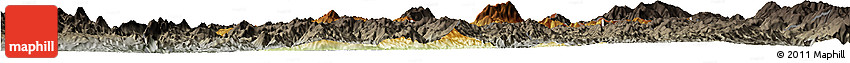 Physical Horizon Map of Mong Mao, darken, semi-desaturated