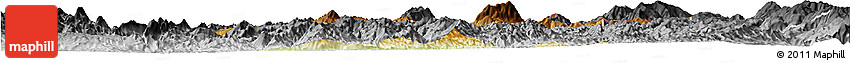 Physical Horizon Map of Mong Mao, desaturated