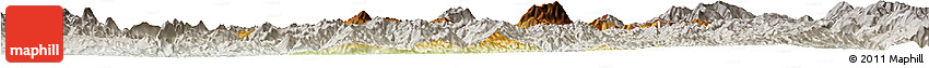 Physical Horizon Map of Mong Mao, lighten, semi-desaturated