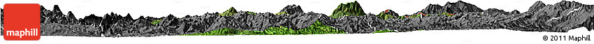 Satellite Horizon Map of Mong Mao, desaturated Satellite Horizon Map of Mong Mao, desaturated