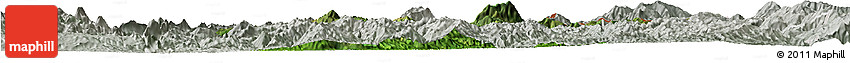 Satellite Horizon Map of Mong Mao, lighten, semi-desaturated