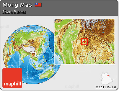 Physical Location Map of Mong Mao