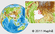 Physical Location Map of Mong Mao, highlighted parent region
