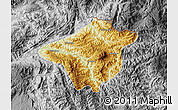 Physical Map of Mong Mao, desaturated