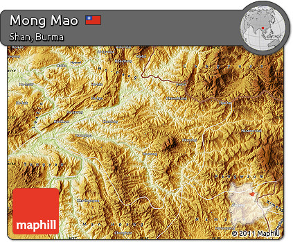 Physical Map of Mong Mao