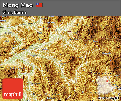 Physical Map of Mong Mao