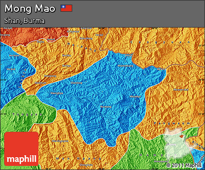 Political Map of Mong Mao
