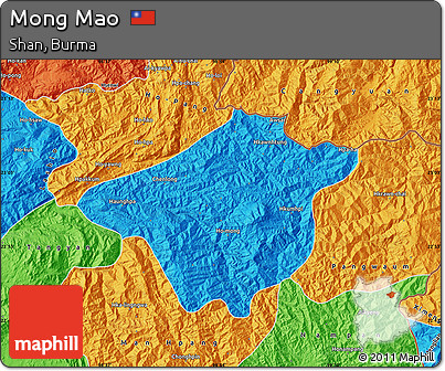 Political Map of Mong Mao