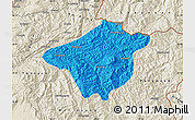 Political Map of Mong Mao, shaded relief outside