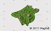 Satellite Map of Mong Mao, cropped outside