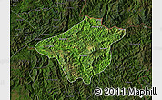 Satellite Map of Mong Mao, darken