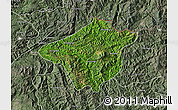 Satellite Map of Mong Mao, semi-desaturated