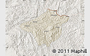 Shaded Relief Map of Mong Mao, lighten