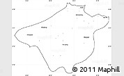 Blank Simple Map of Mong Mao, cropped outside
