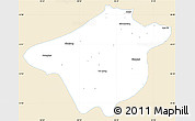 Classic Style Simple Map of Mong Mao, single color outside