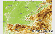 Physical 3D Map of Mong Mit