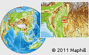 Physical Location Map of Mong Mit