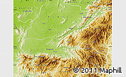 Physical Map of Mong Mit