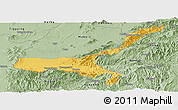 Savanna Style Panoramic Map of Mong Mit