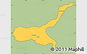 Savanna Style Simple Map of Mong Mit, cropped outside