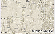 Shaded Relief Map of Mong Nai