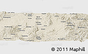 Shaded Relief Panoramic Map of Mong Nai