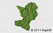 Satellite 3D Map of Mong Ping, cropped outside