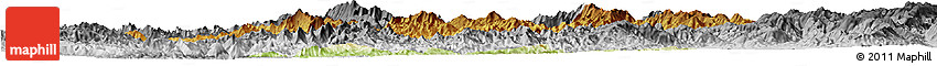 Physical Horizon Map of Mong Ping, desaturated