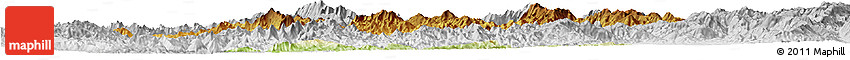 Physical Horizon Map of Mong Ping, lighten, desaturated
