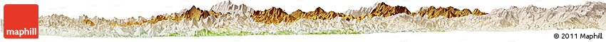 Physical Horizon Map of Mong Ping, lighten
