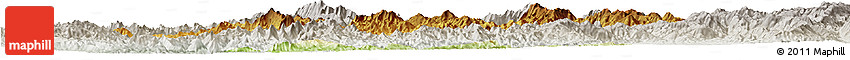 Physical Horizon Map of Mong Ping, lighten, semi-desaturated