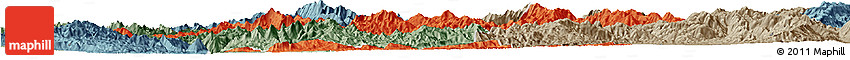 Political Horizon Map of Mong Ping, semi-desaturated