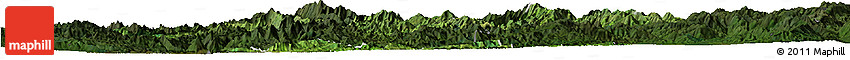 Satellite Horizon Map of Mong Ping, darken