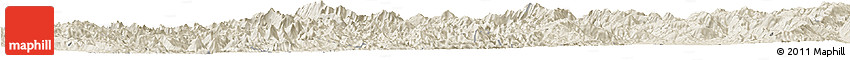Shaded Relief Horizon Map of Mong Ping