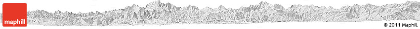 Silver Style Horizon Map of Mong Ping