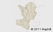 Shaded Relief Map of Mong Ping, cropped outside