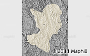 Shaded Relief Map of Mong Ping, darken, desaturated