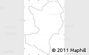 Blank Simple Map of Mong Ping, cropped outside, no labels